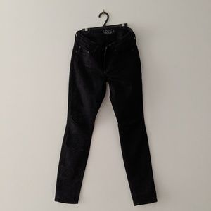 Lucky Brand Lolita Skinny Ankle Jean, Black